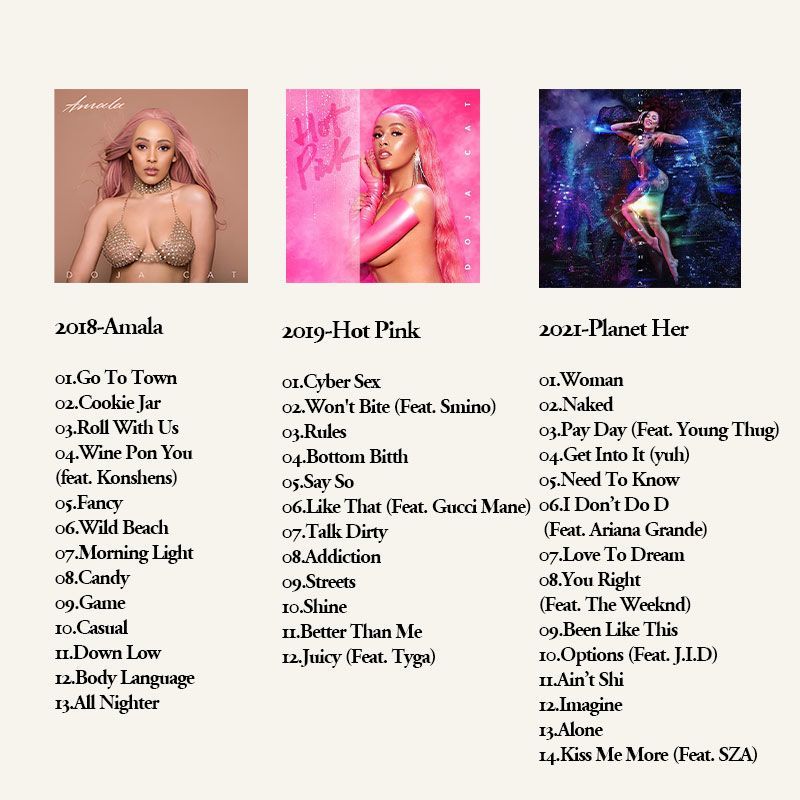 Doja Cat 6CD Music Album Colle - đánh giá và giá Audio Music In