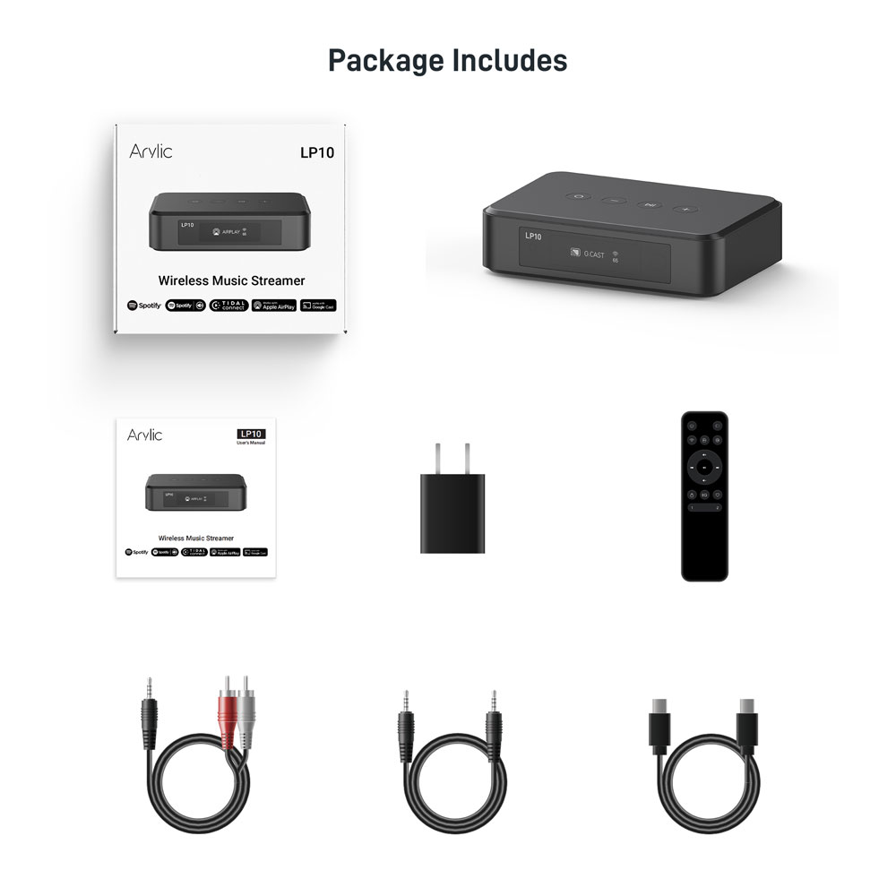 Arylic LP10 HiFi Music Streame - đánh giá và giá Audio Music Google