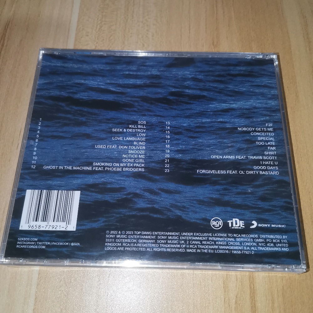 SZA SOS CD R&B Pop Soul Music  - đánh giá và giá Audio Music New Song