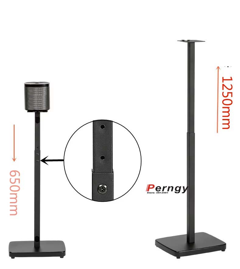 (1 pair=2pcs) SF-P08 65cm-125c - đánh giá và giá Speaker Stand Tripod