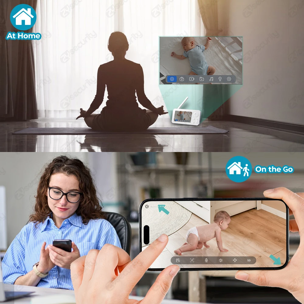 2K WiFi Baby Monitor with Scre - đánh giá và giá Audio Music Google