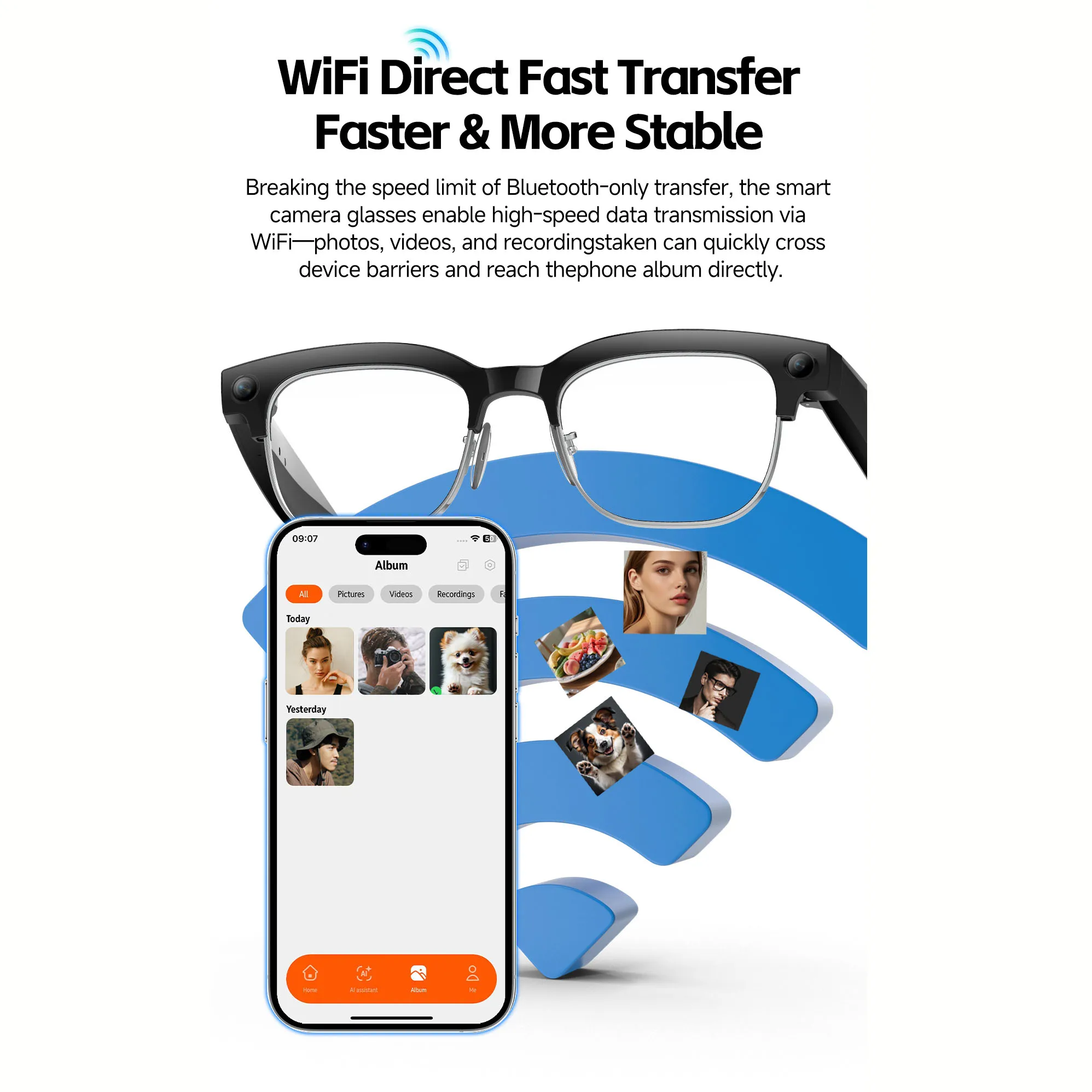 AI Smart Glasses with Voice Wa - đánh giá và giá Audio Music Arabic