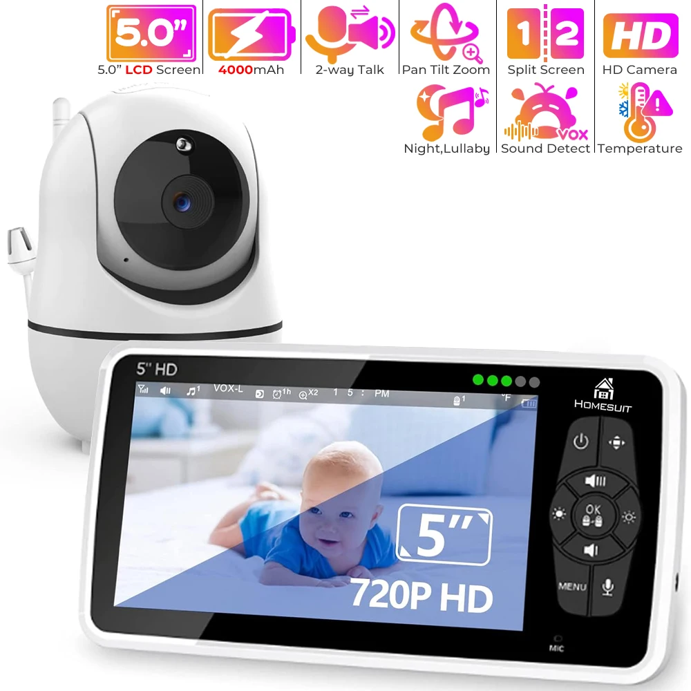 Video Baby Monitor with Digita - đánh giá và giá Audio Detect Music