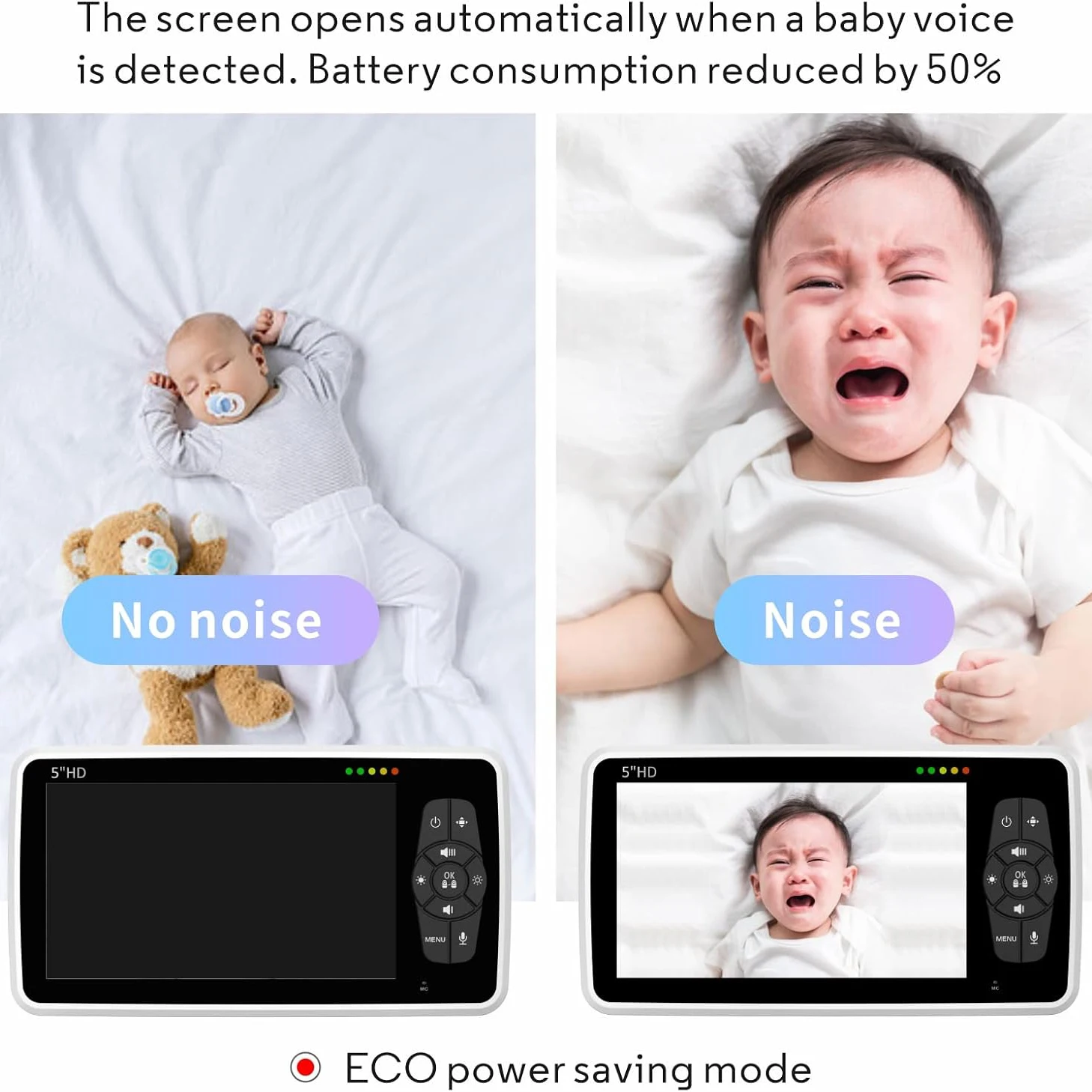 Video Baby Monitor with Digita - đánh giá và giá Audio Detect Music
