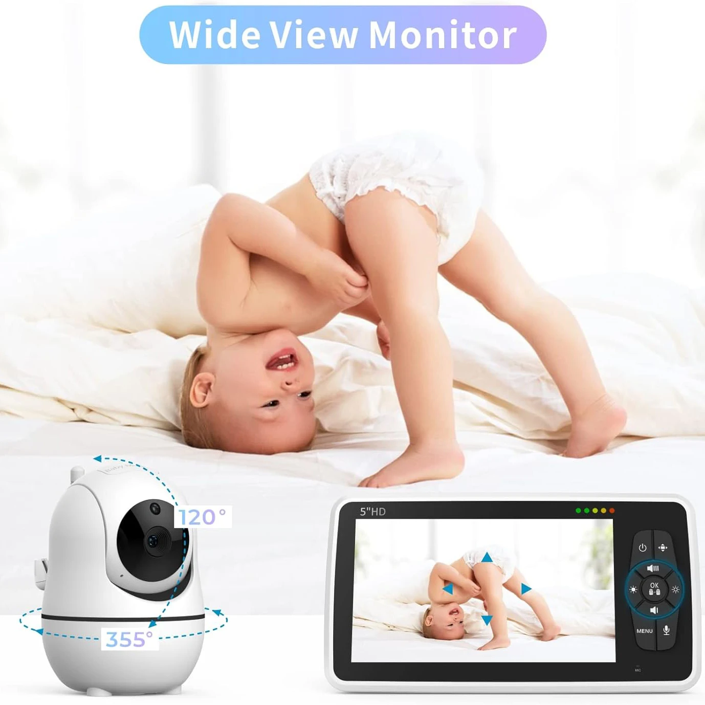 Video Baby Monitor with Digita - đánh giá và giá Audio Detect Music
