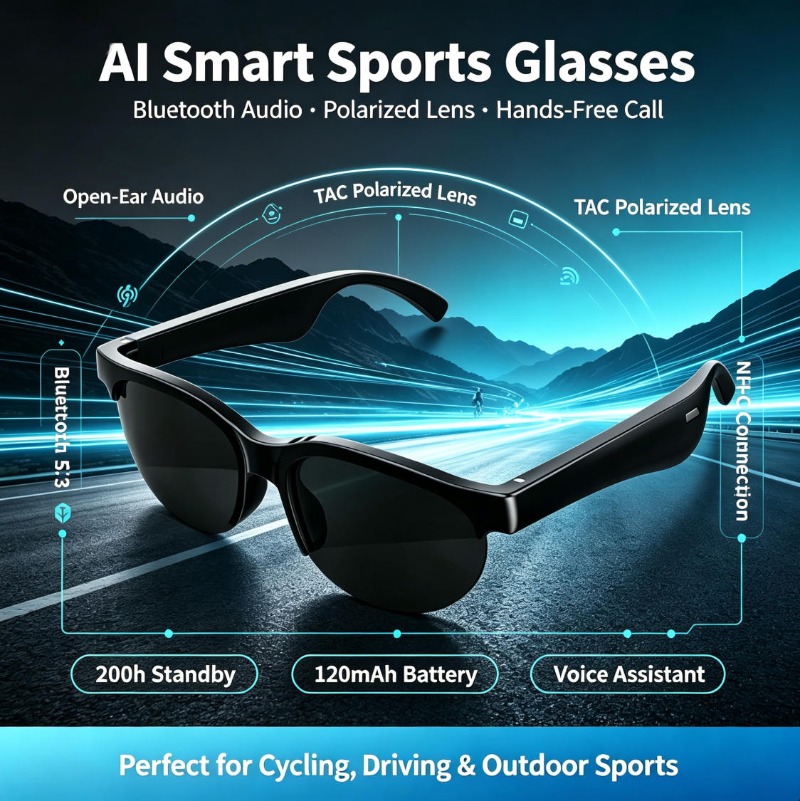 Smart Sports Glasses Open Ear  - đánh giá và giá Audio Music In