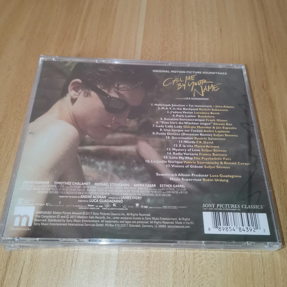 Call Me by Your Name Soundtrac - đánh giá và giá Audio Music New Song