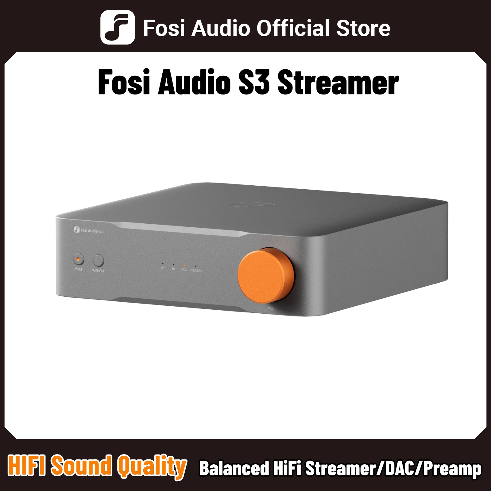 Fosi Audio S3 HiFi Music Strea - đánh giá và giá Audio Music Google
