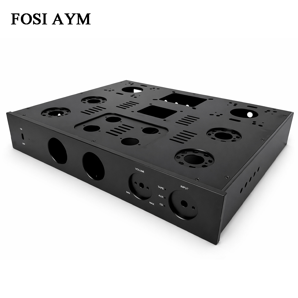 FOSI AYM 415x330x70mm Full Alu - đánh giá và giá Headphone Amplifier Dac