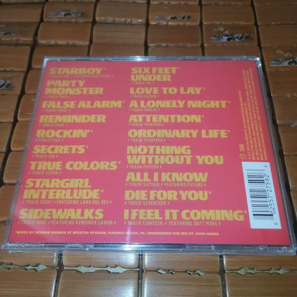 The Weeknd Starboy CD Synth Po - đánh giá và giá Audio Music New Song