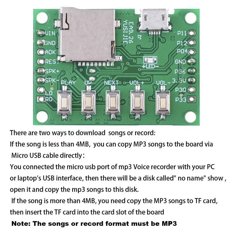 RCmall MP3 Voice Module Bộ Wel - đánh giá và giá Audio Music To Download