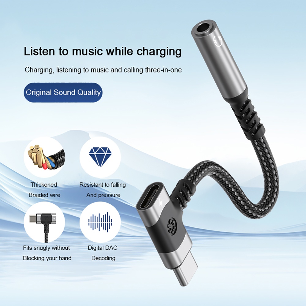 2 in 1 USB C OTG Splitter Adap - đánh giá và giá Audio Music Splitter