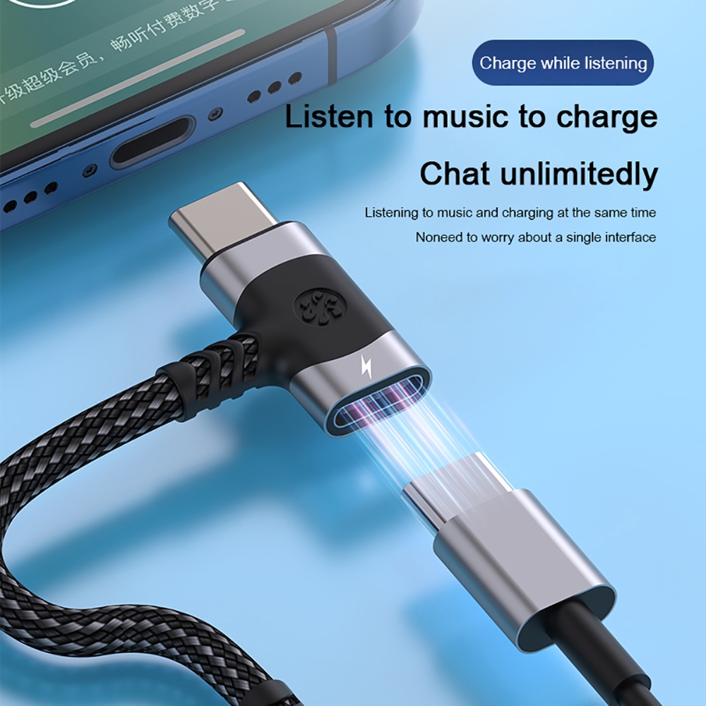 2 in 1 USB C OTG Splitter Adap - đánh giá và giá Audio Music Splitter