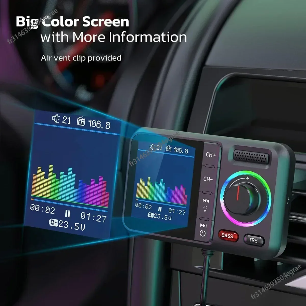Wireless FM Transmitter with B - đánh giá và giá Audio Music Play